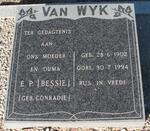 WYK E.P., van nee CONRADIE 1902-1994