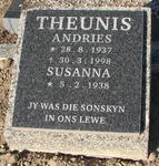 THEUNIS Andries 1937-1998 & Susanna 1938-