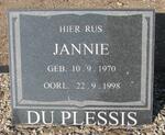 PLESSIS Jannie, du 1970-1998