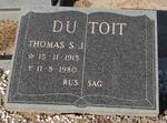 TOIT Thomas S.J., du 1915-1980