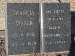 VISSER Francina 1959-1979
