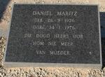 MARITZ Daniel 1926-1976