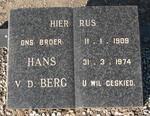 BERG Hans, v.d. 1909-1974