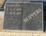 SLIPPERS Jeanetta J. 1916-1971