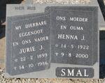 SMAL Jurie J. 1899-1986 & Henna J. 1922-2000