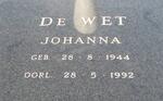 WET Johanna, de 1944-1992