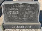 GELDERBLOM C.W. 1907-1984 & S.C. 1909-1989