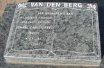 BERG Charl Christoffel, van den 1941-2003