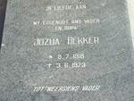 BEKKER Jozua 1918-1973