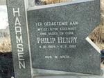 HARMSEN Philip Henry 1924-1982