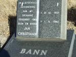 BANN Jan Christiaan 1957-1982