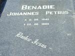 BENADIE Johannes Petrus 1945-1985
