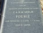 FOURIE C.A.H.M. nee PRINSLOO 1938-1985