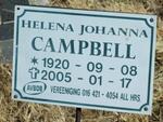 CAMPBELL Helena Johanna 1920-2005