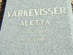 VARKEVISSER Aletta 1929-1988