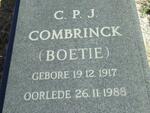 COMBRINCK C.P.J. 1917-1988