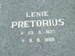 PRETORIUS Lenie 1937-1989