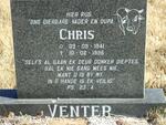 VENTER Chris 1941-1996