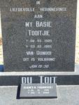 TOIT Basie, du 1920-1995 & Santa 1919- 2001