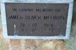 MELROSE James Oliver 1928-2000