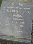 HENNING Johan B.B. 1882-1957 & Casperlina J.C. STAPELBERG 1892-1955