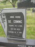 CONING Cornelus Johannes, de 1900-1991 & Anna Maria VAN DER BERG 1900-1996