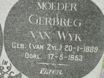 WYK Rudolph S.J., van 1883-1957 & Gerbreg VAN ZYL 1889-1953