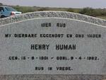 HUMAN Henry 1901-1962