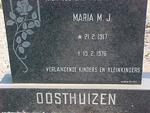OOSTHUIZEN Maria M.J. 1917-1976