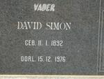 COFFEE David Simon 1892-1976