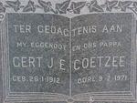COETZEE Gert J.E. 1912-1971