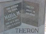 THERON Maria M. nee BURGER 1872-1958