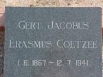 COETZEE Gert Jacobus Erasmus 1857-1941