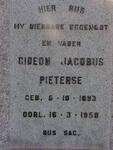 PIETERSE Gideon Jacobus 1893-1958