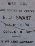 SWART E.J. 1931-1950