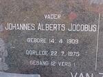 ZYL Johannes Alberts Jocobus, van 1909-1975