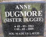 DUGMORE Anne 1913-2009