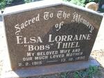 THIEL Elsa Lorraine 1915-1990