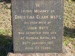 WATT John -1948 & Christina Clark -1917