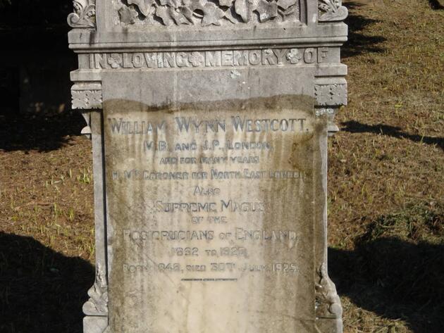 WESTCOTT William Wynn 1848-1925