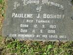 BOSHOFF Paulene J. nee TURNER 1913-1988