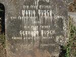 BUSCH Gerhard -1933 & Maria -1892