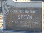 STEYN Diederick Arnoldus 1901-1976