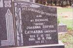 WALT Johanna Sophia Catharina,van der nee UNGERER 1911-1981