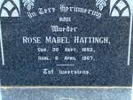 HATTINGH Jacob Jacobus 1874-1966 & Rose Mabel 1883-1967