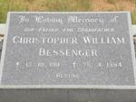 BESSENGER Christopher William 1911-1994 & Margaret MARCUS 1914-1980
