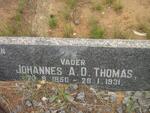 THOMAS Johannes A..D 1850-1931 & Johanna F. DURAND 1854-1945