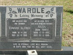 WARDLE Edward Alfred 1901-1989 & Ailsa HART 1902-1968