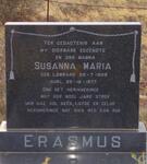 ERASMUS Susanna Maria nee LOMBARD 1909-1977