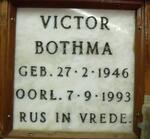 VICTOR Bothma 1946-1993